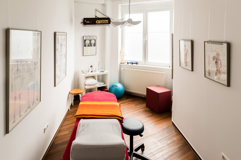 Behandlungsraum der Physiotherapie-Praxis Ortkraß in Steinhagen