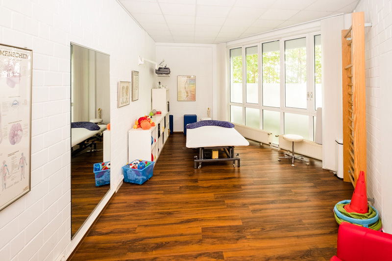 Behandlungsraum der Physiotherapie-Praxis Ortkraß in Steinhagen